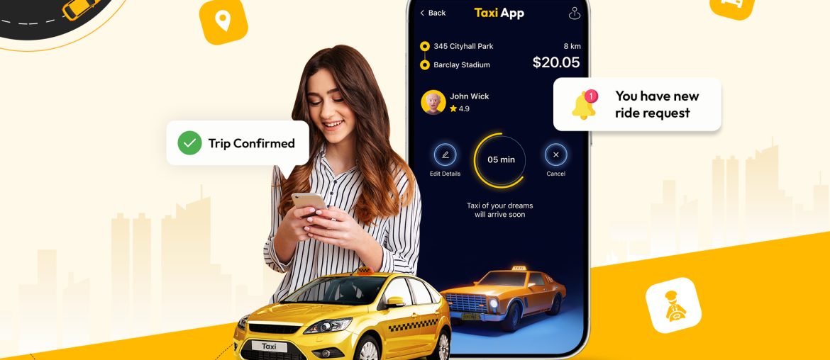 Taxi app development 2024