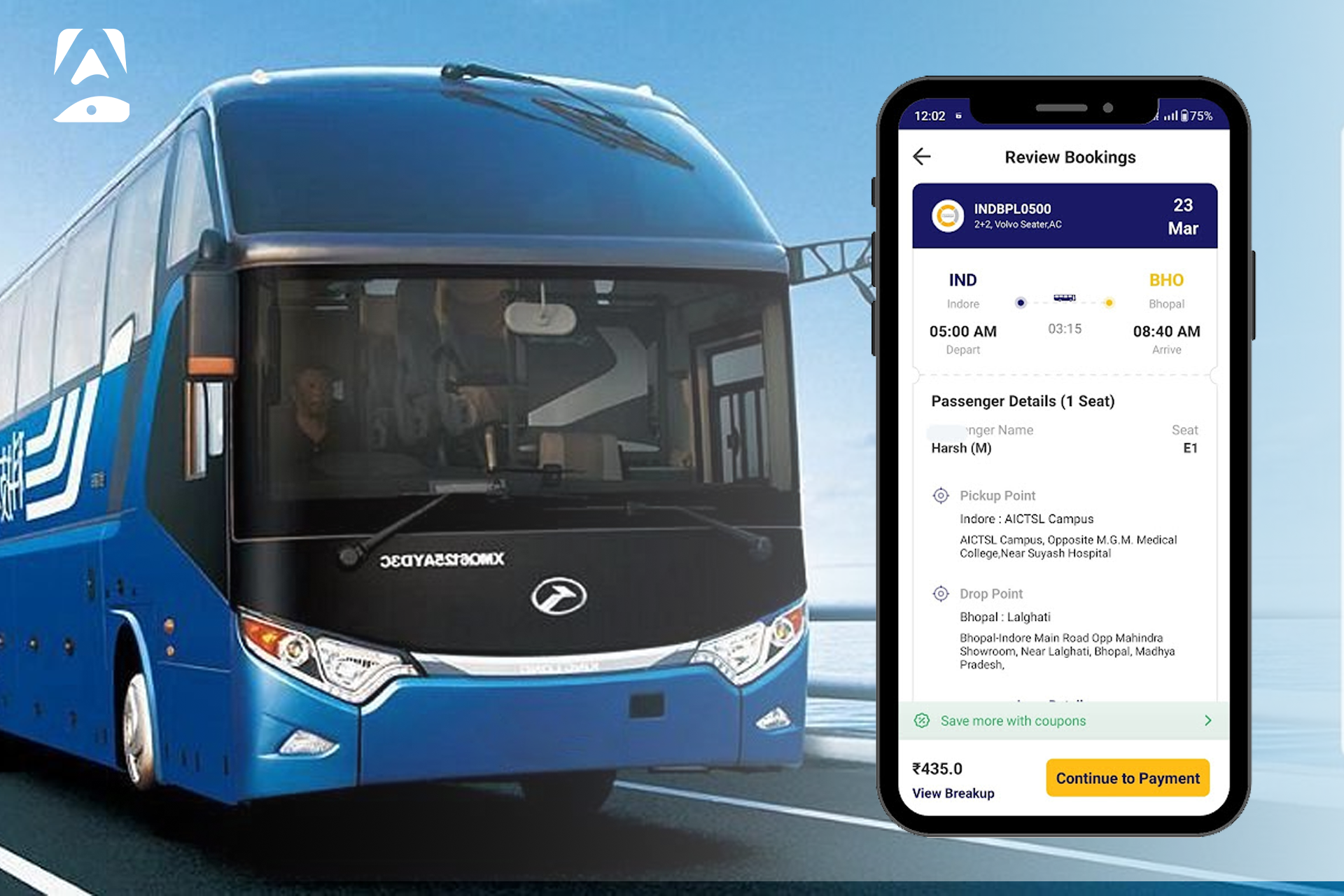 Bus Ticket Booking App Development